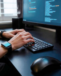 Développeur travaillant sur un projet IOT